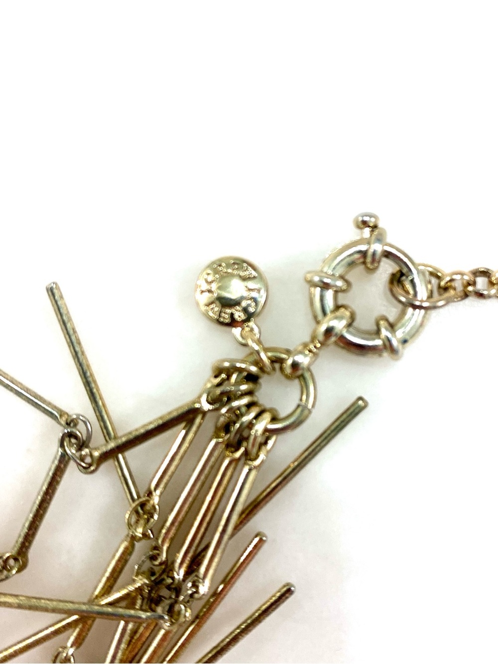 J. Crew Gold Multi-Strand Dangling Bar Necklace - Picture 5 of 6